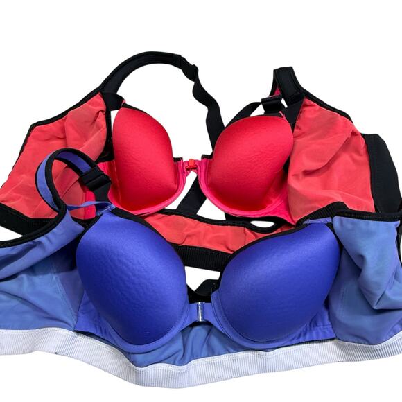 VSX Sexy Sport Activewear Collection Front Zip Sports Bra bundle 34B - Picture 7 of 8